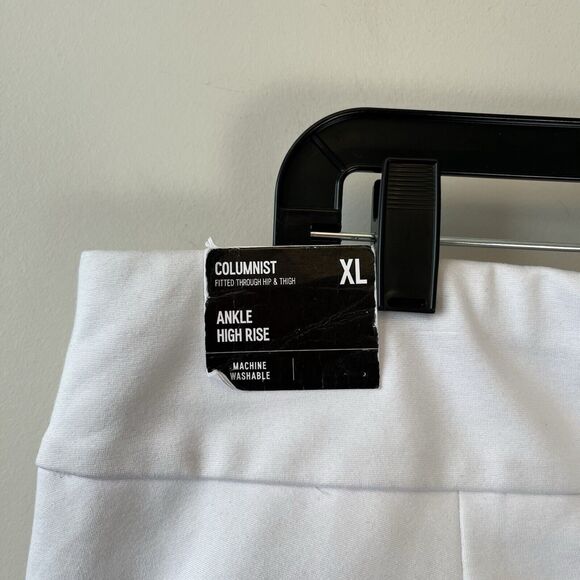 Express Columnist High Waisted Knit Ankle Pants White Women’s Size XL NWT’s - Picture 10 of 15